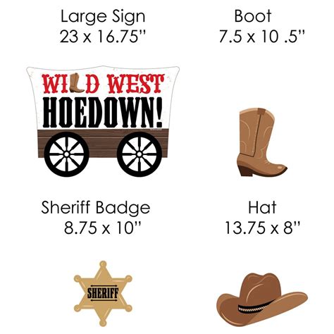 Western Hoedown Yard Sign And Outdoor Lawn Decorations Etsy