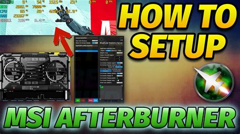 How To Setup Msi Afterburner Osd On Screen Display Guide Youtube