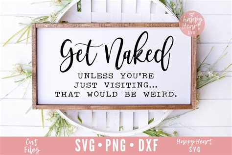 Get Naked Bathroom Sign Svg Cut File Svgs Design Bundles My Xxx Hot Girl