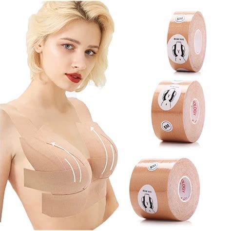 1 Roll 5m Women Sexy Invisible Breast Push Up Nipple Covers Stretch Breathable Diy Adhesive