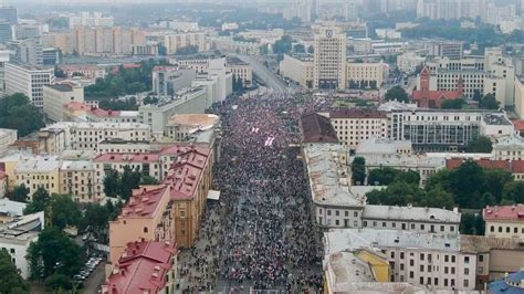 Hunderttausend Gegen Lukaschenko In Belarus