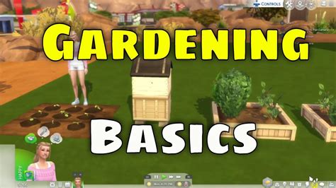 Sims 4 Taking Care Of A Garden Planting Garden Basics Ps4 5 Or Pc