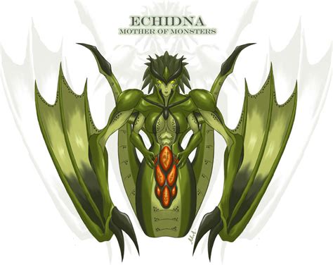 Echidna Mother Of Monsters Aka Mom By A Lil Rnr On Deviantart