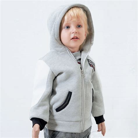 Yingzifang New Arrival Spring Autumn Toddler Boys Baby Hooded Outwear