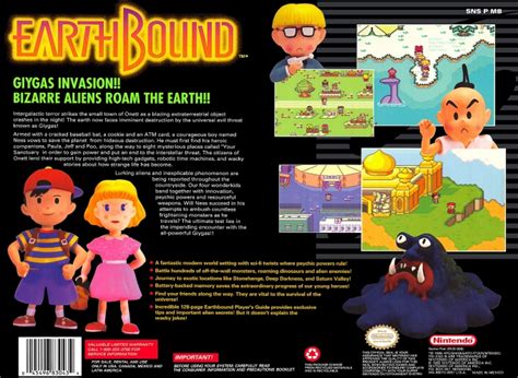 Earthbound Boxarts For Nintendo Super Nes The Video Games Museum