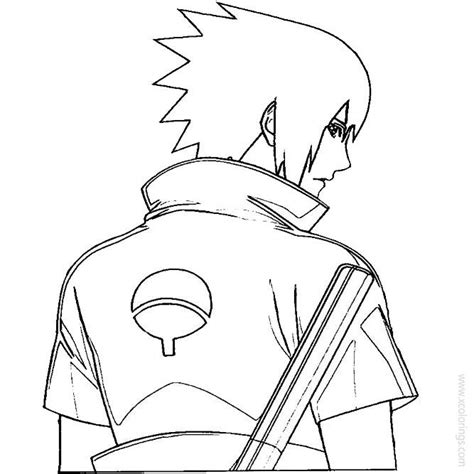 Sasuke Coloring Pages To Print Coloring Pages