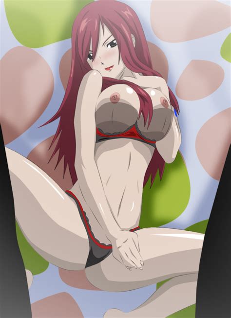 Rule Areolae Bikini Breasts Erza Scarlet Fairy Tail Female Large
