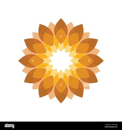 Gold Flower Logo Vectors Cut Out Stock Images And Pictures Alamy