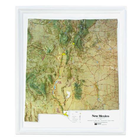 United States Raised Relief By Hubbard Scientific The Map Shop