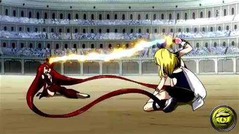 Fairy Tail Amv Lucy Vs Flare Youtube