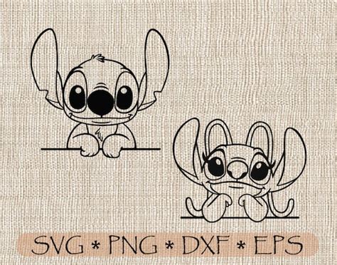 Lilo And Stitch Svg Bundle Printable File Angel Lilo And Stitch Svg