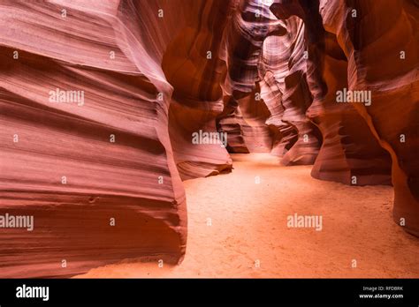 Slickrock Formations In Upper Antelope Canyon Navajo Indian