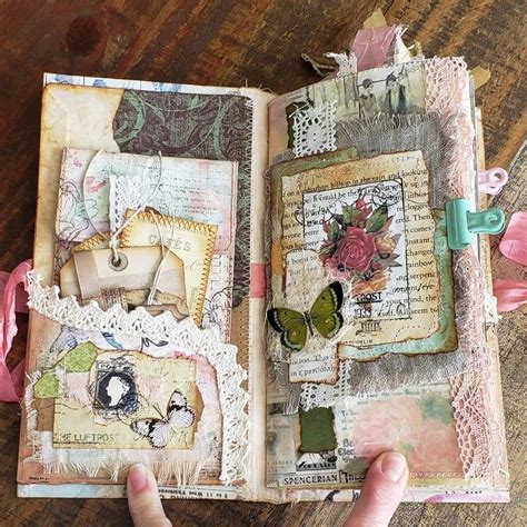 Diy Journal Scrapbook Journal Art Journal Pages Bullet Journal Scrapbook Album Fabric