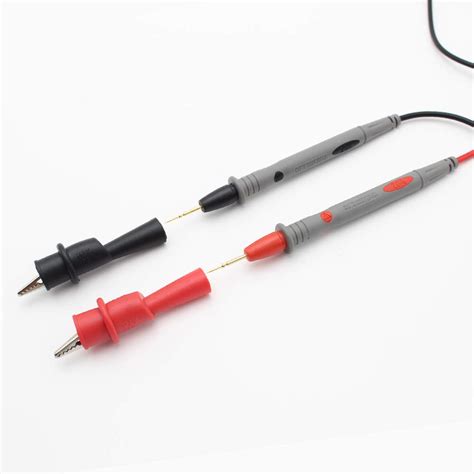 Silicone Multimeter Test Leads Kit Precision Sharp Probe Test Lead