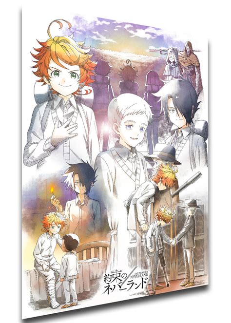 Poster Locandina Anime The Promised Neverland Variant 01 Propaganda