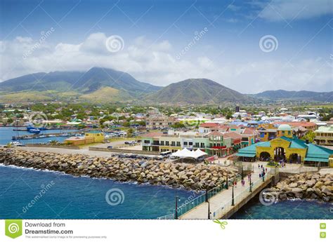 Port Zante La Città Di Basseterre St San Cristobal E Nel Nevis