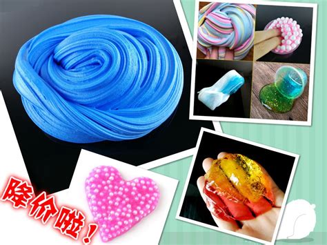3colorsset Dynamic Fluffy Slime Plastic Light Clay Colorful Modeling
