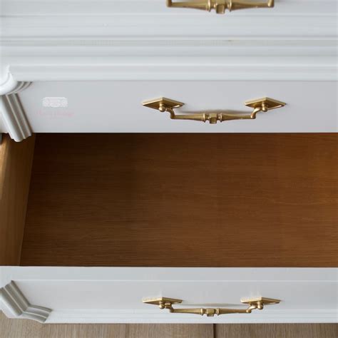 If you prefer a more opulent touch, look for one that mixes materials or finishes for an edgy look. Off White with Gold Handles Vintage Credenza / Dresser ...