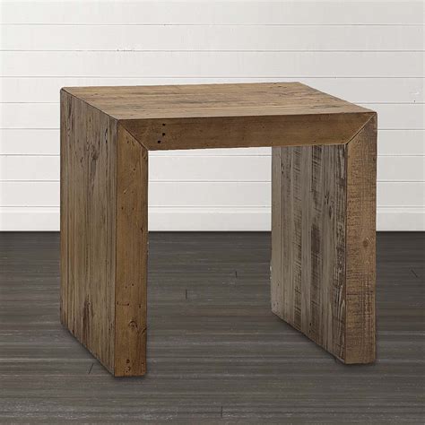 Living Room End Tables Bassett Accent Extra Small Salvaged Timber