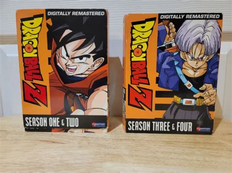Dragon Ball Z The Complete Remastered Season Dvd Series 1 4 Complete