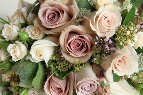 This Natural Hand Tied Wedding Bouquet Included Some Beautiful Vintage
