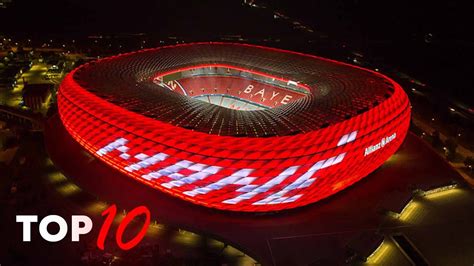 List Of The 10 Best Football Stadiums In The World Youtube