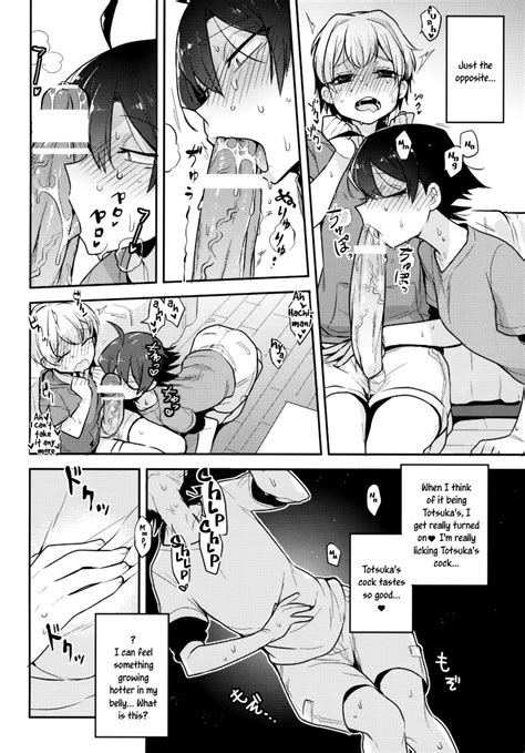 Cute Angel Totsuka Turns Hachiman Into His Bitch With His Elephant Cock