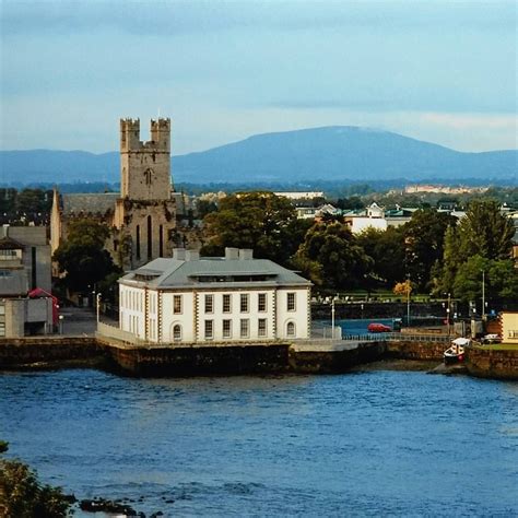 The River Shannon Saint Marys Cathedral And The Hills Of County Clare