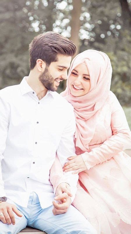 Muslim Couple Weeding Hijab Love Couple Romantic Muslim Couple
