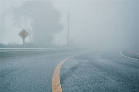 Driving In Fog Free Stock Image Barnimages