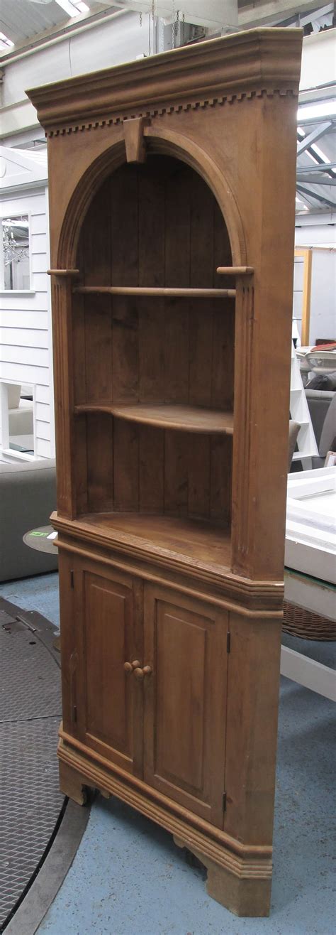 Immediately double cupboard space by adding a removable shelf. ALCOVE CABINET, in pine with two shelves and cupboard ...