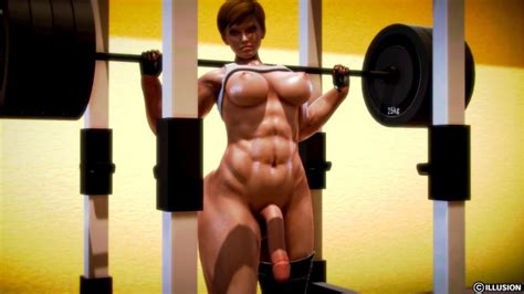 Rule 34 3d Abs Flaccid Futanari Gym Hdregrets Huge Cock Intersex Muscle Original Short Hair