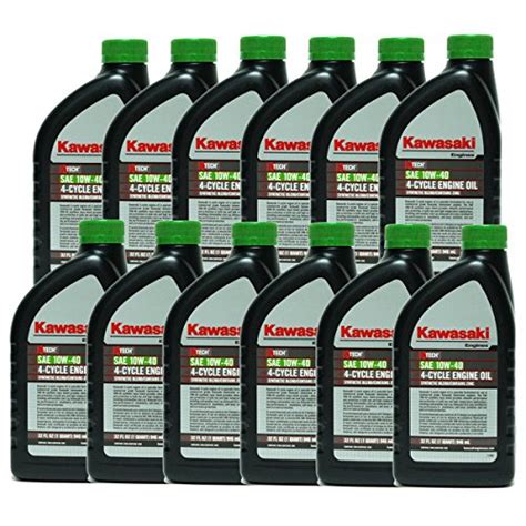 1st gear engagement is not as harsh but the klonk is still there. 12PK Genuine OEM Kawasaki 10W40 Motor Oil Quart 4-Cycle K ...