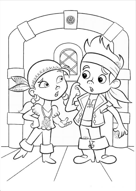 Jake And The Never Land Pirates Coloring Page Coloring Home