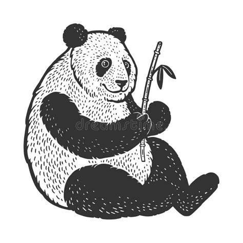 Panda Bear Coloring Book Vector Illustration Stock Vector
