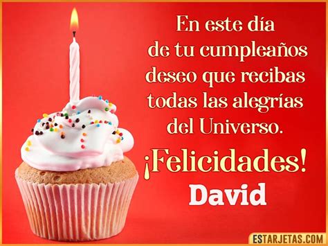 Feliz Cumpleaños David Imágenes  Tarjetas Y Mensajes