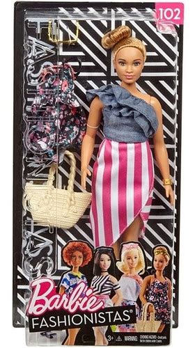 boneca barbie plus size fashionista 102 roupa extra original parcelamento sem juros