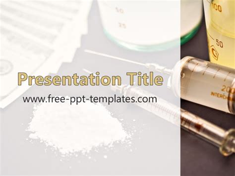 Drugs Ppt Template Mr Templates