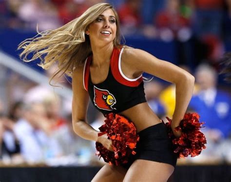 Louisville Cardinals Cheerleader Sweet Sixteen The Top