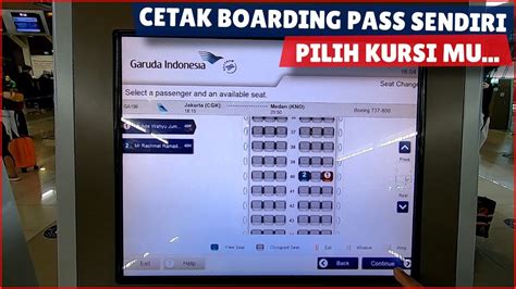 Cara Cetak Boarding Pass Pesawat Sendiri Youtube