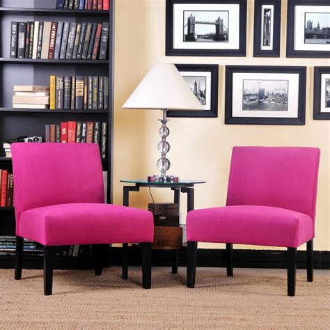 Hot Pink Modern Chair Chairs Manhattan Furniture Living