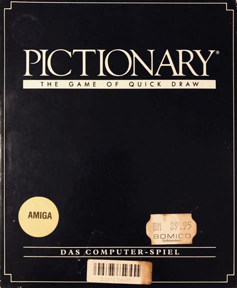 Pictionary The Game Of Quick Draw Cover Or Packaging Material Mobygames
