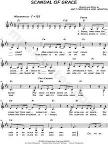 hillsong united scandal of grace sheet music leadsheet in c major hot sex picture