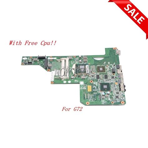 Nokotion Placa Base Para Ordenador Portátil Hp Compaq G72 Placa De