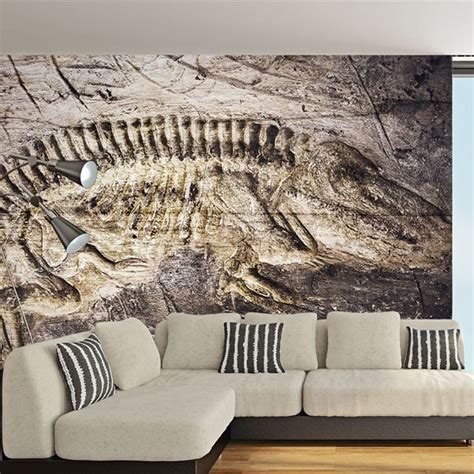 Foto Mural Fóssil De Dinossauro