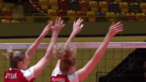 Cheer Block Gif By Cev European Volleyball Find Share On Giphy