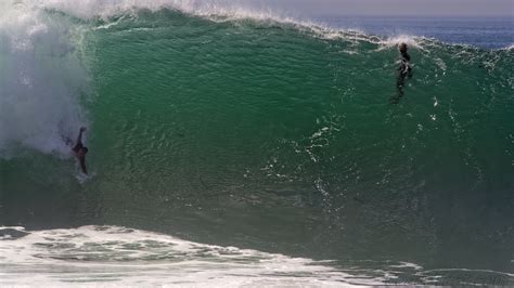 Surfing And Body Surfing Big Waves At The Wedge Newport Beach Hurricane Marie