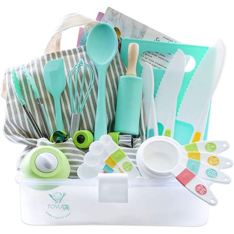 Tovla Jr Kids Cooking And Baking T Set With Storage