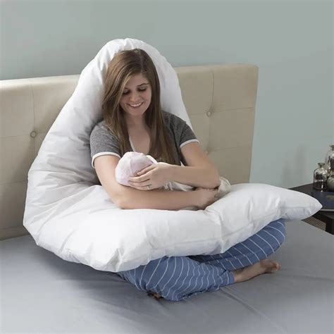 lfh 100 cotton pregnancy pillow u shaped full body pillow hypoallergenic pillow cover maternity