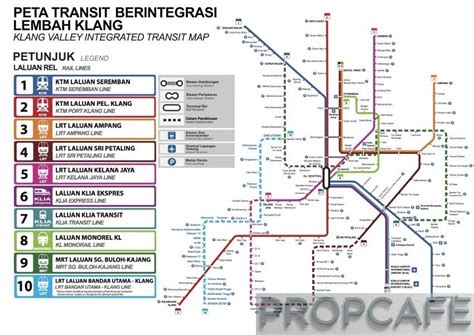 The following is the integrated map for the major railways plying various locations in the klang valley (kl and selangor). PARAMOUNT UTROPOLIS @ GLENMARIE - PROPCAFE.NET